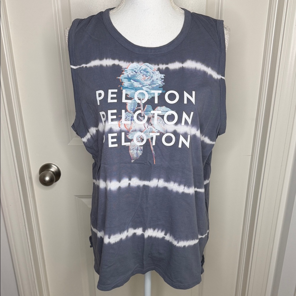 Peloton Women's Tie-Dye Muscle Tee tank size XL